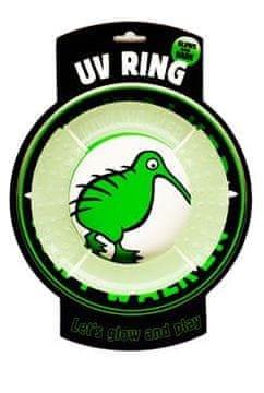 KIWI WALKER Igralka pes GLOW RING MAXI float.a leteči TPR Kiwi