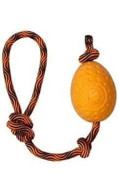 KIWI WALKER Igrača za pse EGG MAXI float. iz TPR oranžna Kiwi