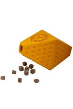 Igrača za pse OCTABALL MAXI za priboljške oranžna Kiwi