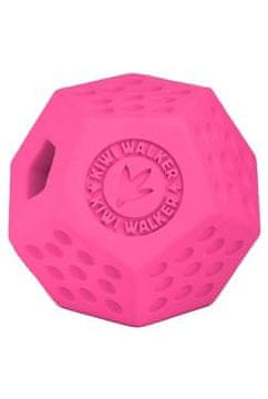 KIWI WALKER Igrača za pse DODECABALL MAXI za priboljške roza Kiwi
