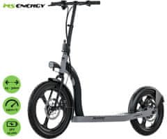 MS ENERGY r10 električni skiro, 20+16, 350W, do 30km, LED, zložljiv, siv