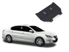 SCOUTT Zaščitni pokrov motorja za Peugeot 408 2012-nad, (Pokrov motorja in menjalnika) 