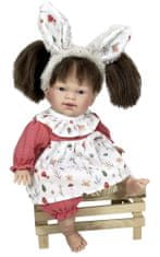 Nines 30704 Coco Bunny Lutka z lasmi, 31 cm