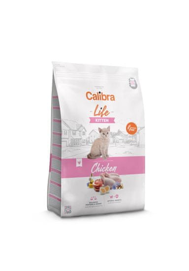 Calibra Life suha hrana za mačke, Kitten, piščanec, 1.5 kg