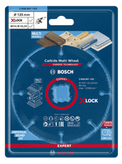 BOSCH Professional rezalna plošča EXPERT Carbide Multi Wheel X-LOCK, 125 mm, 22,23 mm (2608901193)