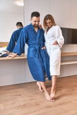 Interkontakt Ženski bombažni kopalni plašč model KIMONO 01 Bela