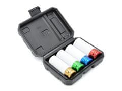 GEKO Set udarnih vtičnic 1/2" s pokrovom 17-22 mm