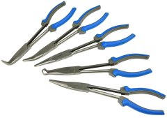 GEKO Set dolgih klešč 280 mm, 5 kosov