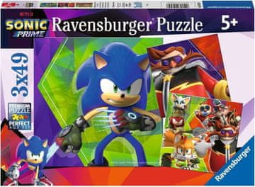 Ravensburger Puzzle Sonic Prime 3x49 kosov