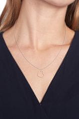 Tommy Hilfiger Decentna dvobarvna ogrlica s srčkom Minimal Hearts 2780759