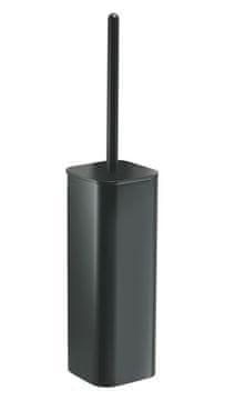 Gedy Črna Mat Stenska Wc Krtačka FLORI - Art Deco Eleganca