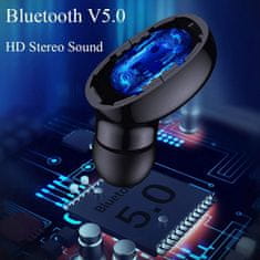 MXM Brezžične slušalke Pecky E6S z bluetooth 5.0 in ohišjem za polnjenje - Bela