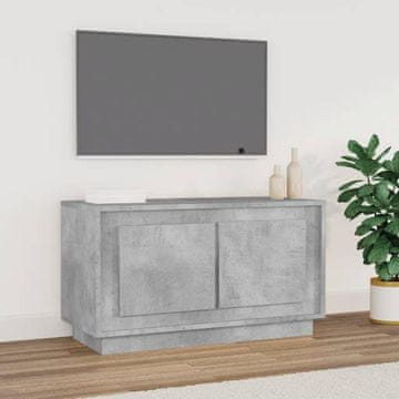 Vidaxl vidaXL TV omarica betonsko siva 80x35x45 cm