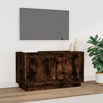 Vidaxl vidaXL TV omarica dimljen hrast 80x35x45 cm