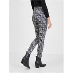 Orsay Bele in črne vzorčaste ženske hlače iz semiša ORSAY_350190-660000 34