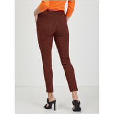 Orsay Črno-rdeče ženske hlače z vzorcem ORSAY_390303-330000 34