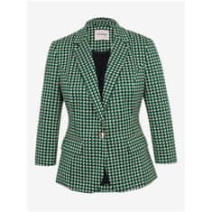 Orsay Bela in zelena ženska karirasta jakna s kravato ORSAY_482450-856000 36