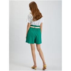 Orsay Zelene ženske lanene kratke hlače ORSAY_321046857000 38