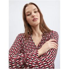 Orsay Bela in rdeča ženska bluza z vzorcem ORSAY_650248001000 34