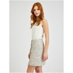 Orsay Beige Women's Tweed Skirt ORSAY_720288041000 36