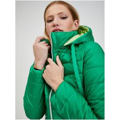 Orsay Zelena ženska zimska prešita jakna ORSAY_809020867000 36
