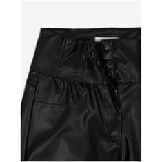 Orsay Črne ženske usnjene hlače ORSAY_351121-660000 38