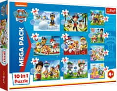 Trefl Puzzle Paw patrol MEGA PAKET 10 v 1