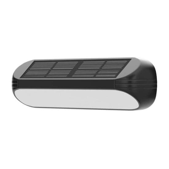 ECOLIGHT Solarna vrtna stenska svetilka LED RGB + Toplo bela