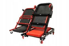 Bass Polska 2V1 zložljiv delavniški voziček za pregled podvozja vozil do 110 kg