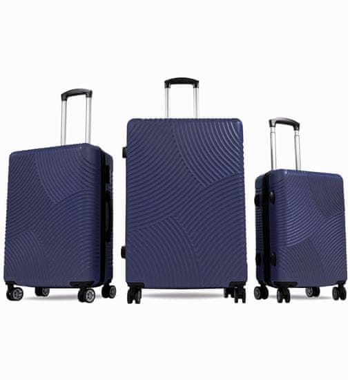 Aga Travel Komplet potovalnih kovčkov MR4654 Modra