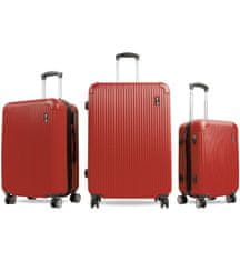 Aga Travel Komplet potovalnih kovčkov MR4652 Rdeča