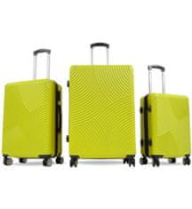 Aga Travel Komplet potovalnih kovčkov MR4654 Rumena