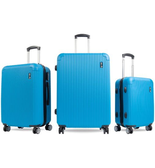 Aga Travel Komplet potovalnih kovčkov MR4652 Modra