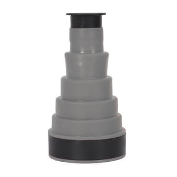 Northix Čistilo za umivalnik - sivo - 10 cm