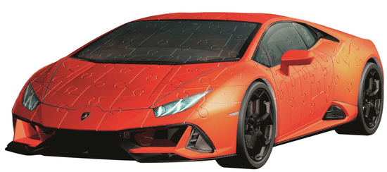 Ravensburger 3D Puzzle Lamborghini sestavljanka, oranžna, 108 kosov