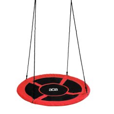 Aga Viseči gugalni obroč 120 cm Rdeč