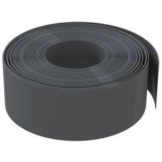 Vidaxl Vrtna obroba 2 kosa siva 10 m 20 cm polietilen