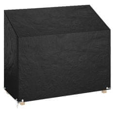 Vidaxl Prevleka za vrtno klop 8 obročkov 160x70x70/88 cm polietilen