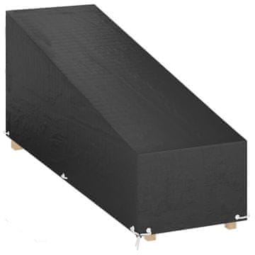 Vidaxl vidaXL Prevleka za vrtni ležalnik, 12 luknjic, 205x75x40/70 cm, PE