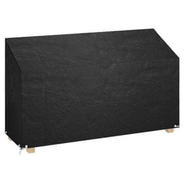 Vidaxl Prevleka za vrtno klop 12 obročkov 210x70x70/88 cm polietilen