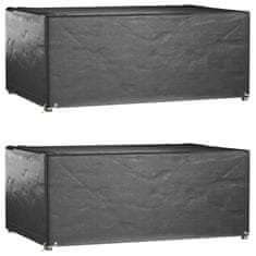 Vidaxl Prevleka za vrtno pohištvo 2 kosa 180x122x75 cm pravokotna