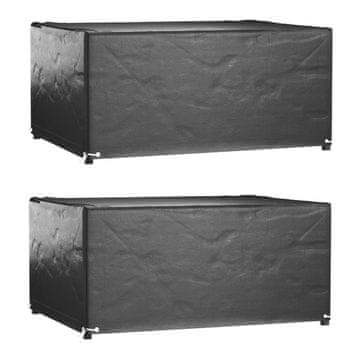 Vidaxl vidaXL Prevleke za vrtno pohištvo, 2 kosa, 8 luknjic, 160x120x75 cm