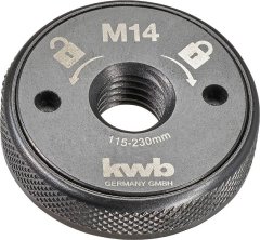 KWB hitrovpenjalna matica za brusilnik 115-230 mm (49717700)