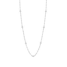 Rosato Dolga srebrna ogrlica Storie RZC050 z obeski