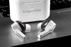 Krüger&Matz Brezžične ušesne slušalke Dual Driver TWS M4 PRO