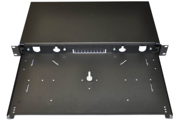 OEM 19-palčna optična cev 12xSC simplex črna s plastično sponko