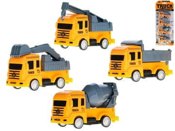 Gradbena vozila 8-9 cm za vzvratno vožnjo 4 kosi