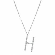 Rosato Srebrna ogrlica z obeskom H Cubica RZCU08 (verižica, obesek)