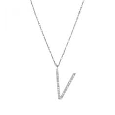 Rosato Srebrna ogrlica z obeskom Cubica V RZCU22 (verižica, obesek)