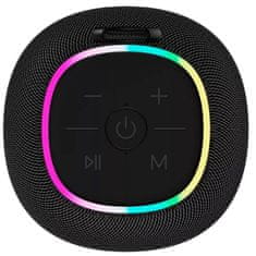 Canyon Zvočnik BSP-8, RGB, BT V5.2, BLUETRUM AB5362B, 1x10W, USB-C, USB-A, microSD, AUX, rdeč